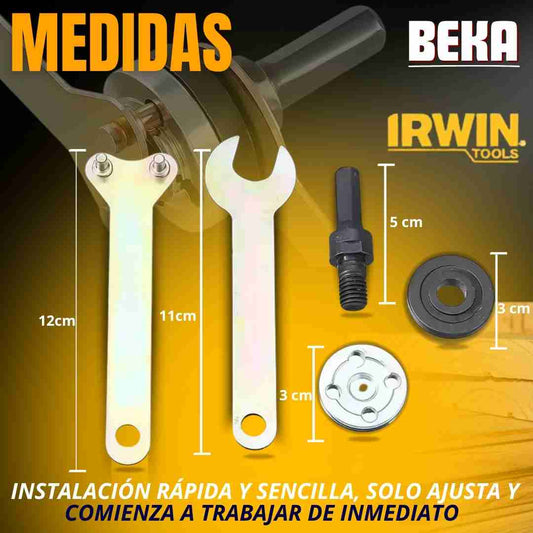 ADAPTADOR DE DISCOS PARA TALADRO |IRWIN TOOLDS®|