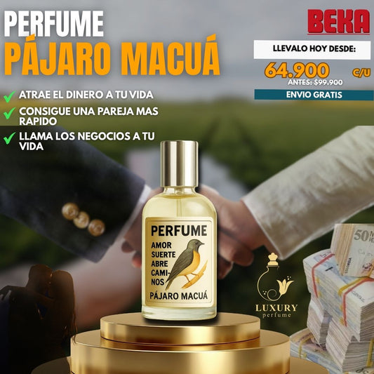 PERFUME PAJÁRO MACUÁ 60ML|LUXURY PERFUME®|