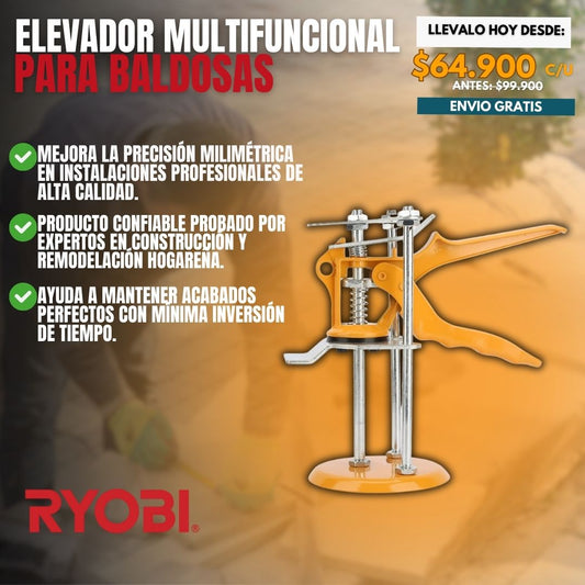 NIVELADOR Y AJUSTE PARA BALDOSAS|RYOBI ®|