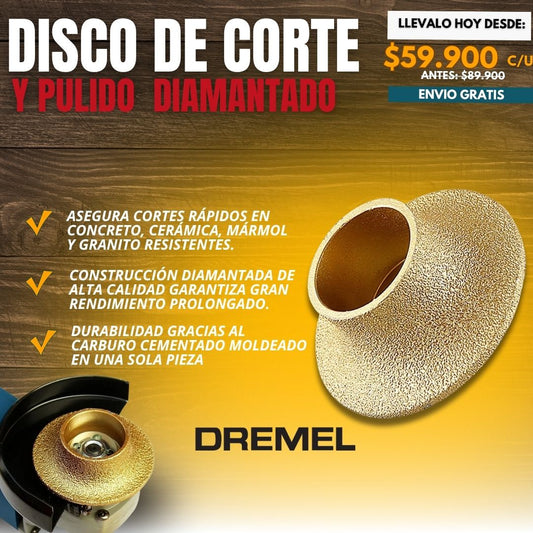 Disco para corte y pulido diamantado |DREMEL®|