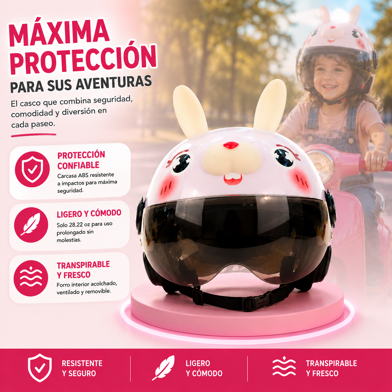 CASCOS PARA NIÑAS