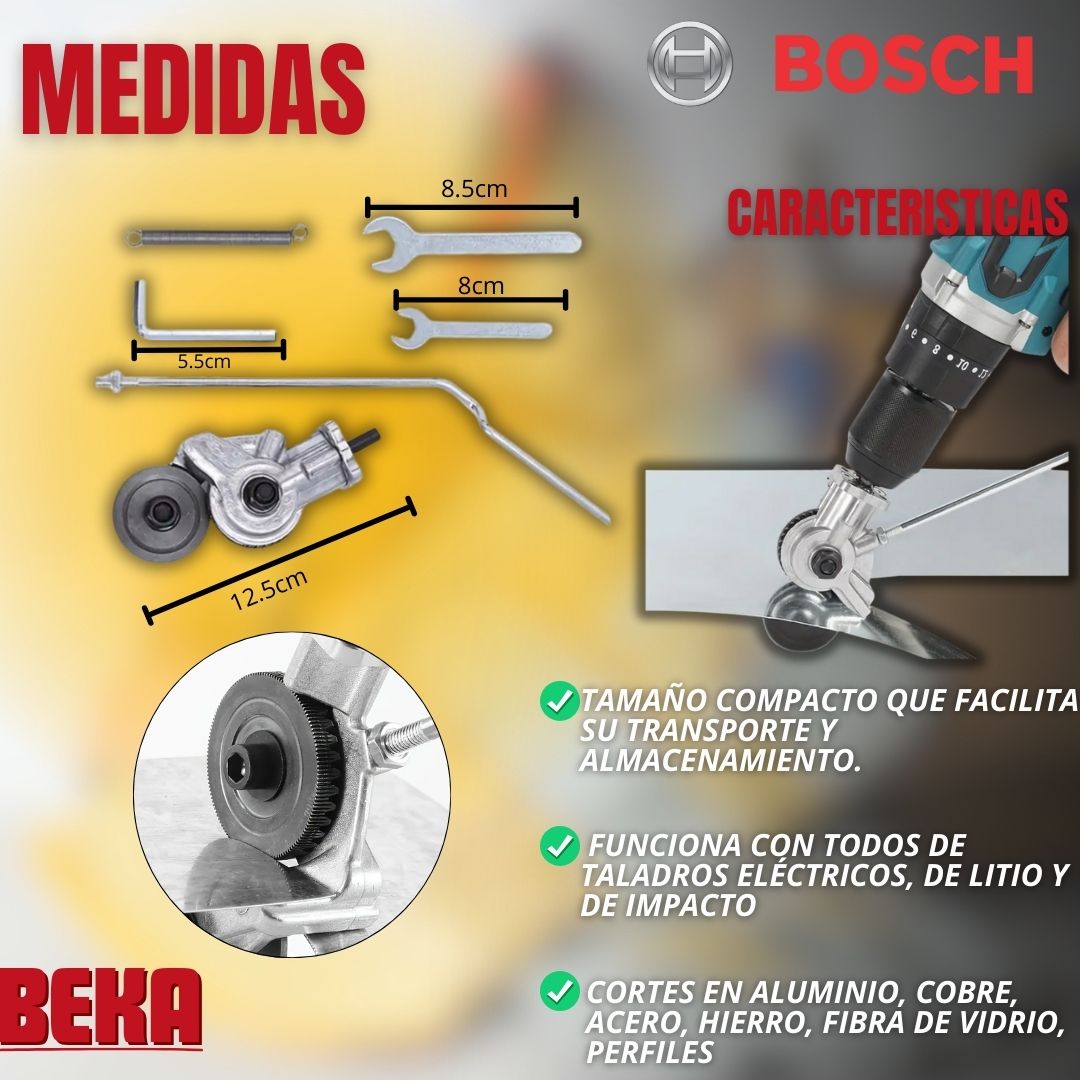 CORTADOR BOSCH® DE LÁMINA DE TALADRO