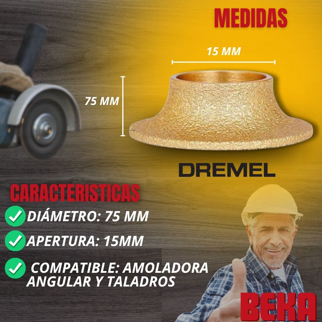 Disco para corte y pulido diamantado |DREMEL®|