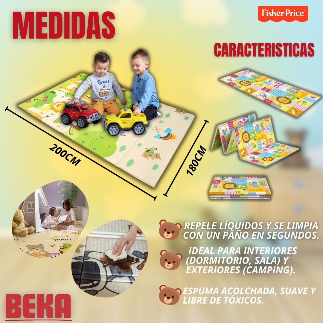 ALFOMBRA DE JUEGO PARA NIÑOS|FISHER PRICE®|