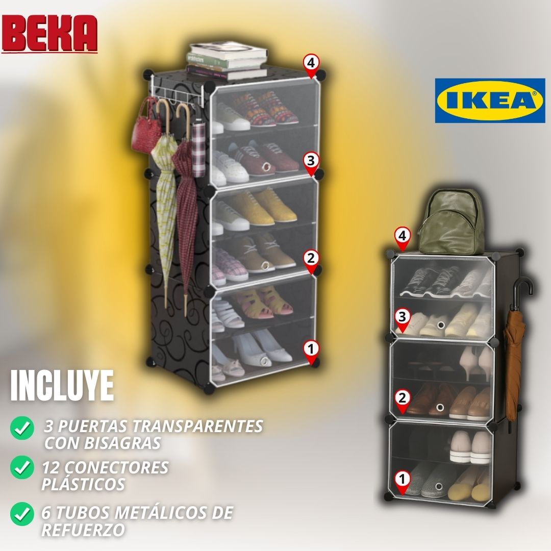 ORGANIZADOR 1 FILA 4 NIVELES |IKEA®|