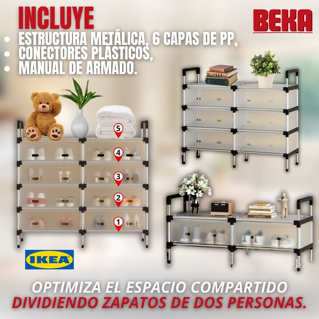 ZAPATERO 2 FILAS 5 NIVELES|IKEA®|
