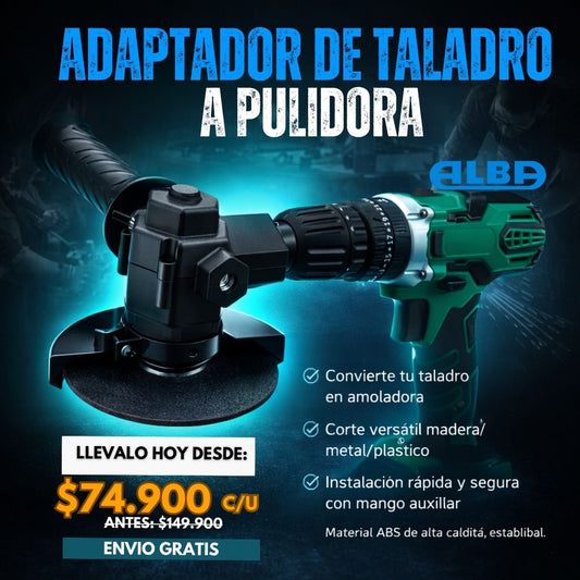 ADAPTADOR ALBA® DE TALADRO A PULIDORA