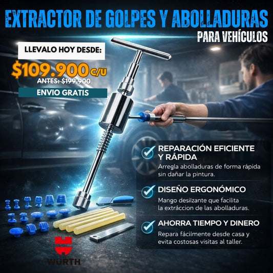 EXTRACTOR DE GOLPES Y ABOLLADURAS PROFESIONAL | WURTH®