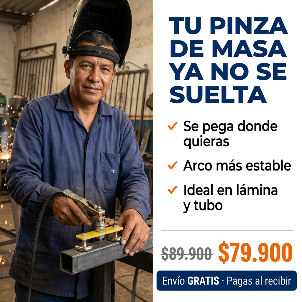 Masa Magnetica Doble Para Soldadura