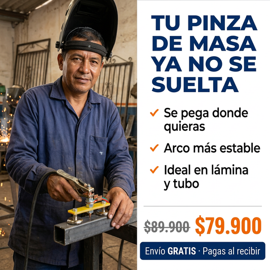 Masa Magnetica Doble Para Soldadura