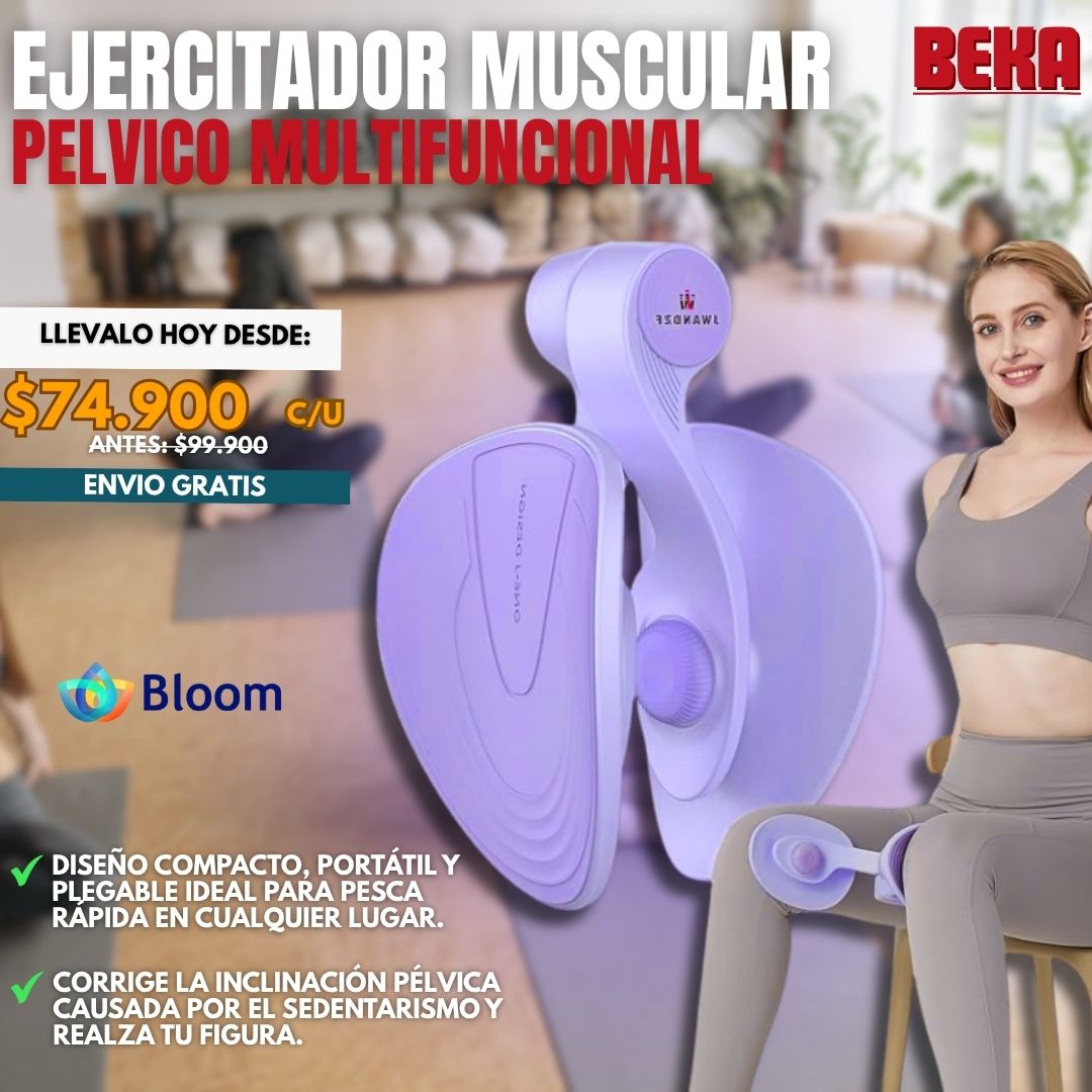EJERCITADOR MUSCULAR PELVICO MULTIFUNCIONAL |BLOOM®|