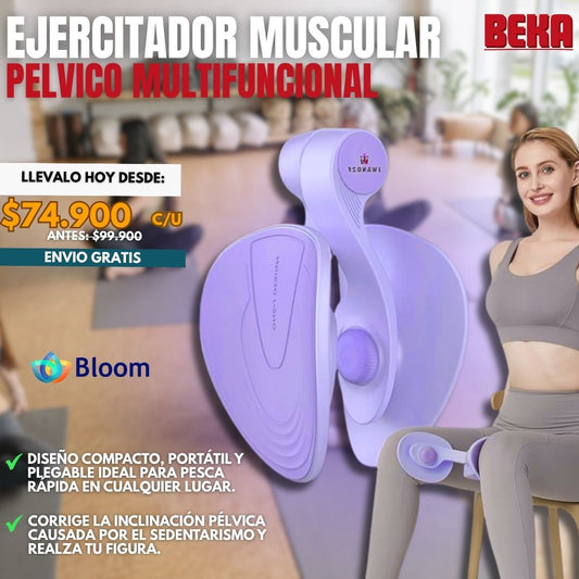 EJERCITADOR MUSCULAR PELVICO MULTIFUNCIONAL |BLOOM®|