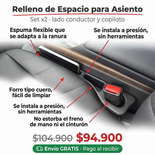 RELLENO ESPACIOS PARA ASIENTO set2 Drops