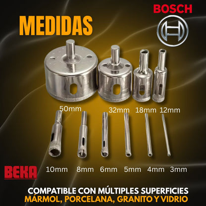 PACK X 10 BROCAS DIMANTADAS |BOSCH®|
