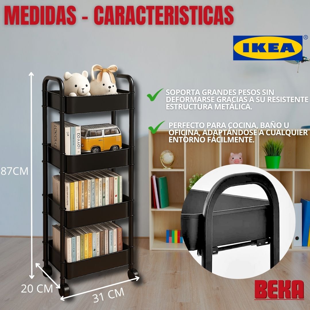 CARRO ORGANIZADOR MULTIUSOS|IKEA®|