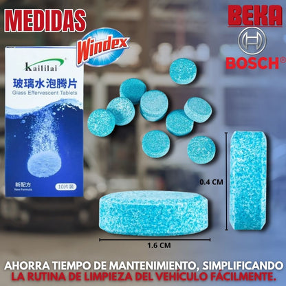 PASTILLAS  EFERVESCENTES LIMPIA PARABRISAS |WINDEX®|