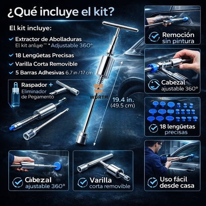 EXTRACTOR DE GOLPES Y ABOLLADURAS PROFESIONAL | WURTH®