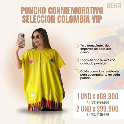 PONCHO CONMEMORATIVO SELECCION COLOMBIA VIP