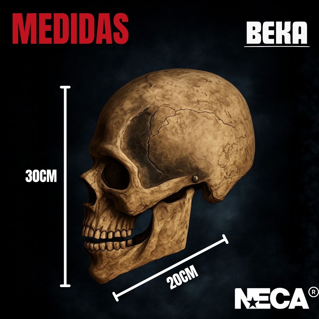 Mascara Calavera Halloween mandíbula móvil |NECA ®|