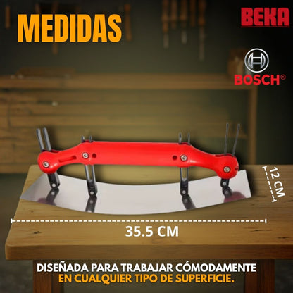 ESPATULA DE ACERO  CON DISEÑO DE ARCO AJUSTABLE |BOSCH®|