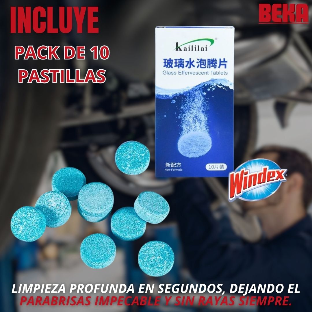 PASTILLAS  EFERVESCENTES LIMPIA PARABRISAS |WINDEX®|