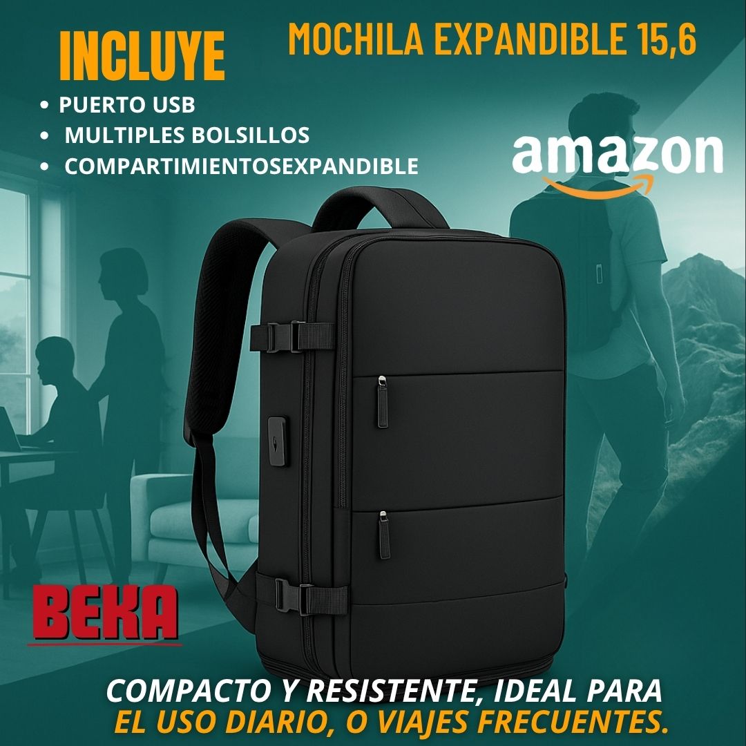 MORRAL VIRAL  IMPERMEABLE Y EXPANDIBLE |AMAZON®|
