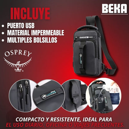 BOLSO IMPERMEABLE CON PUERTO USB |OSPREY®|