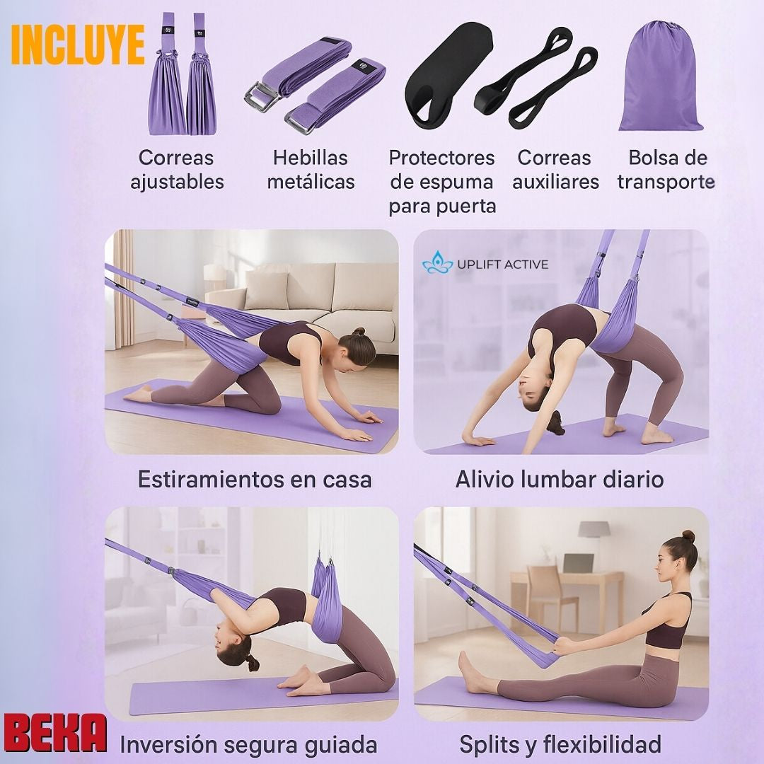 CORREA DE YOGA PARA PUERTA AERO YOGA DE ESTIRAMIENTO|UPLIFT ACTIVE®|