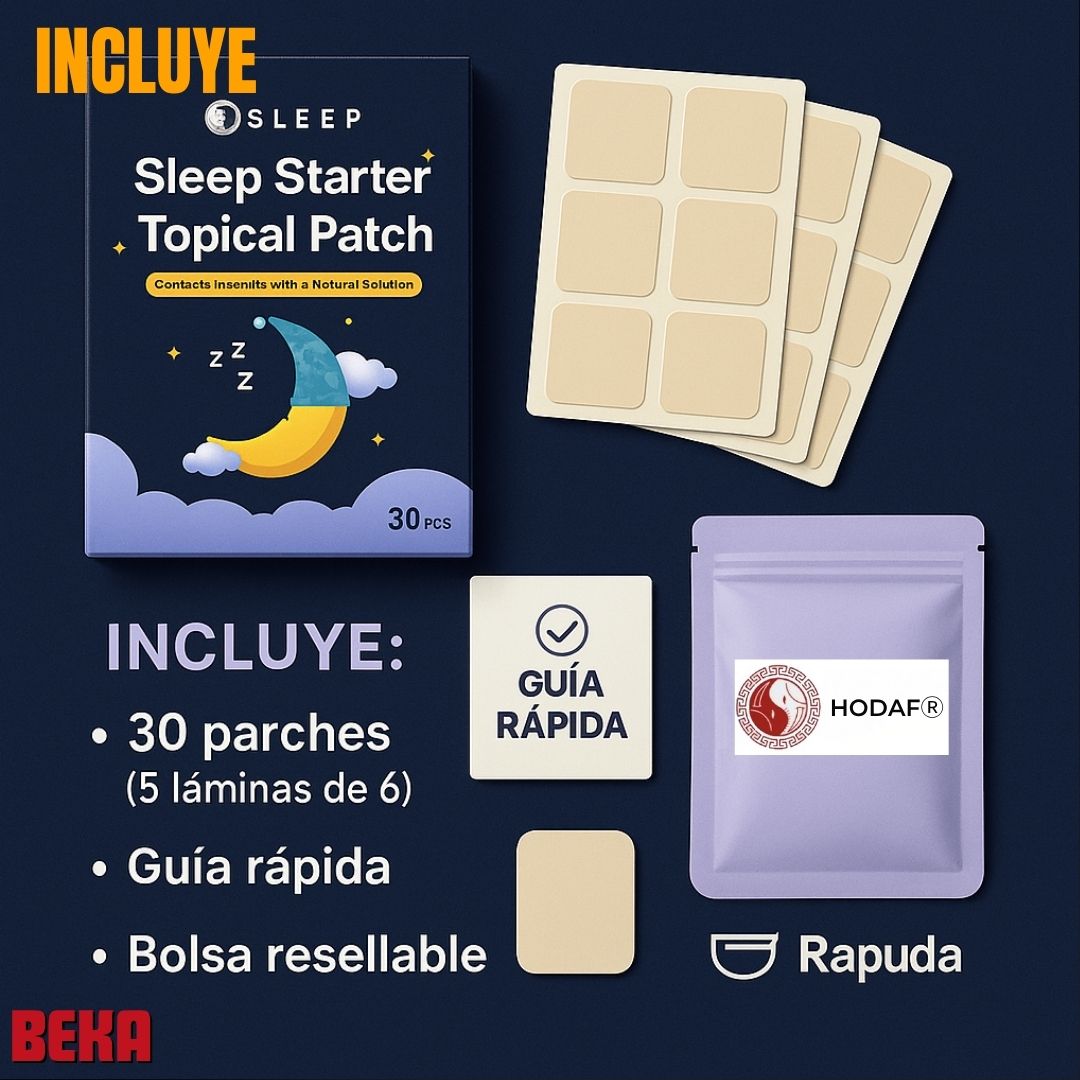 PARCHE PARA DORMIR PACK DE 30 UNIDADES |HODAF®|