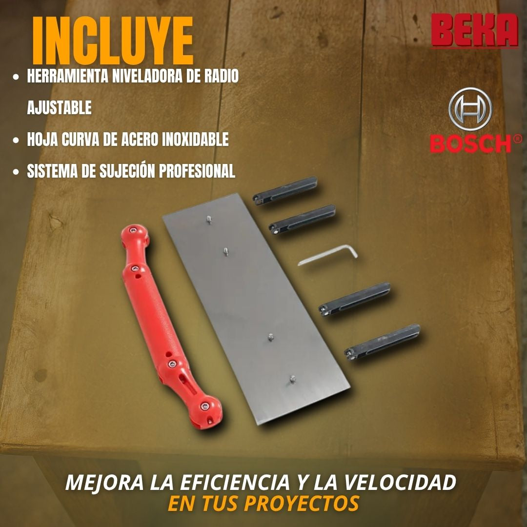 ESPATULA DE ACERO  CON DISEÑO DE ARCO AJUSTABLE |BOSCH®|