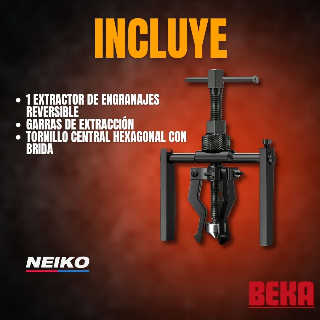 EXTRACTOR DE RODAMIENTOS DE 3 MANDRILES|NEIKO®|