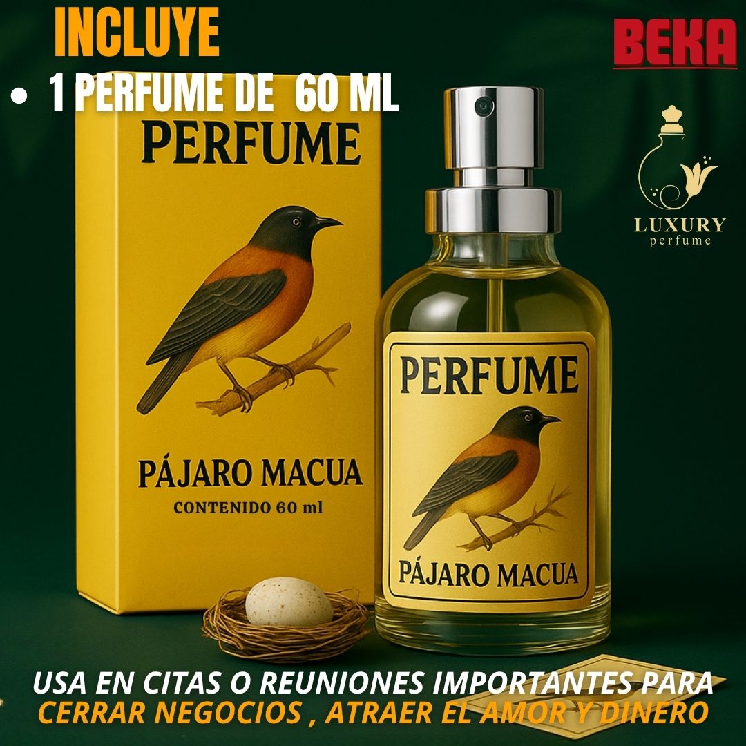PERFUME PAJÁRO MACUÁ 60ML|LUXURY PERFUME®| – Beka SAS