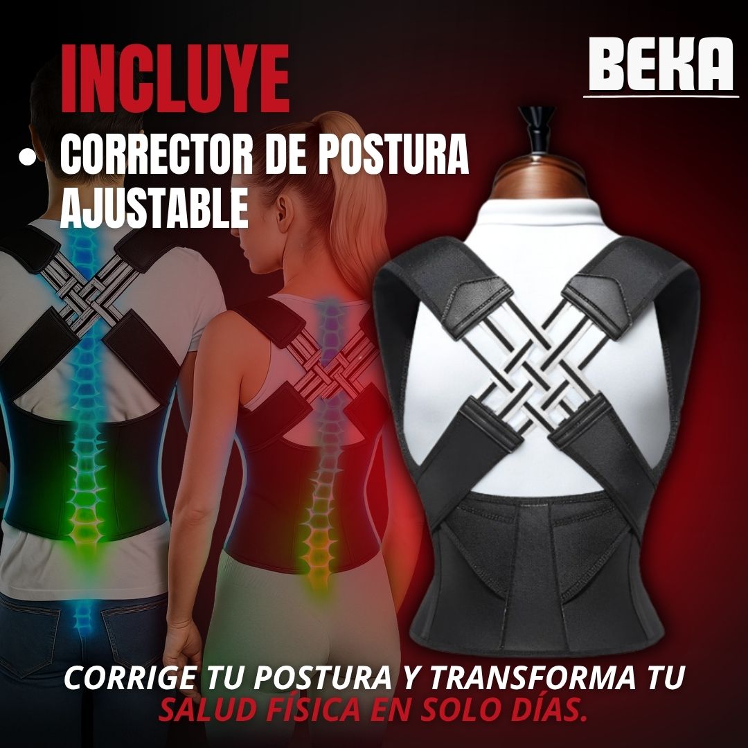 CORRECTOR DE POSTURA ORTOPEDICO AJUSTABLE |QUIDELORTHO®|