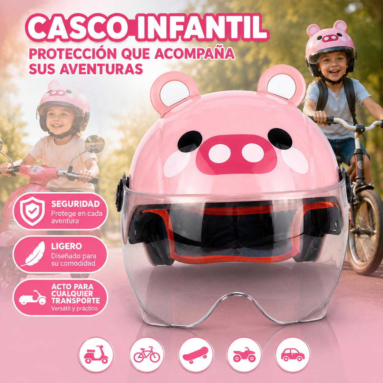 CASCOS PARA NIÑAS