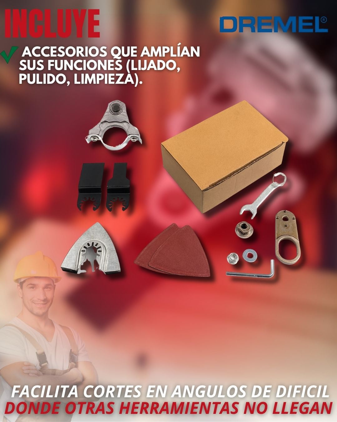 ADAPTADOR MULTIFUNCIONAL PARA PULIDORA|DREMEL®|