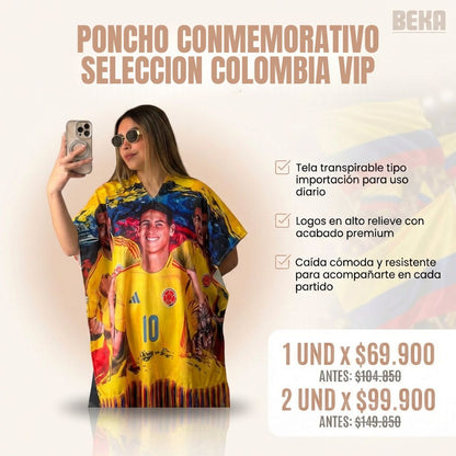 PONCHO CONMEMORATIVO SELECCION COLOMBIA VIP