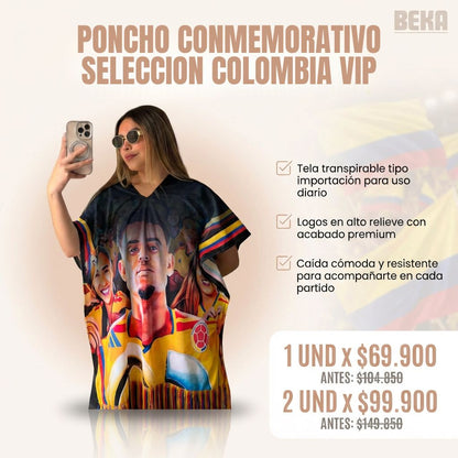 PONCHO CONMEMORATIVO SELECCION COLOMBIA VIP