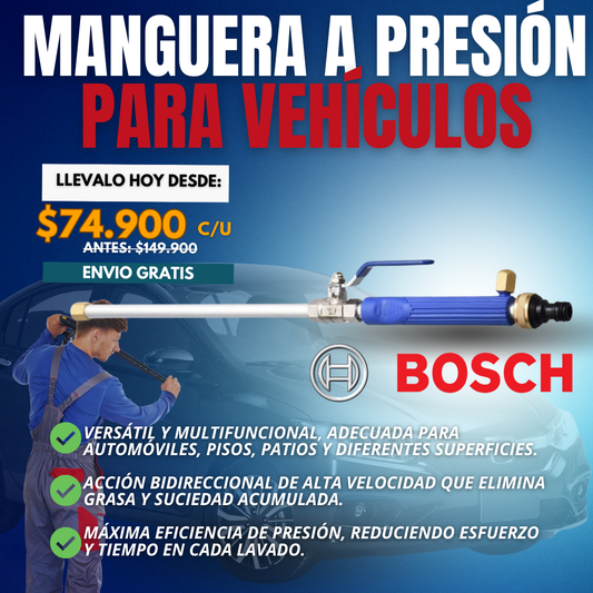 MANGUERA DE ALTA PRESION PARA VEHICULOS | BOSCH
