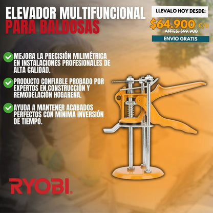 NIVELADOR Y AJUSTE PARA BALDOSAS|RYOBI ®|
