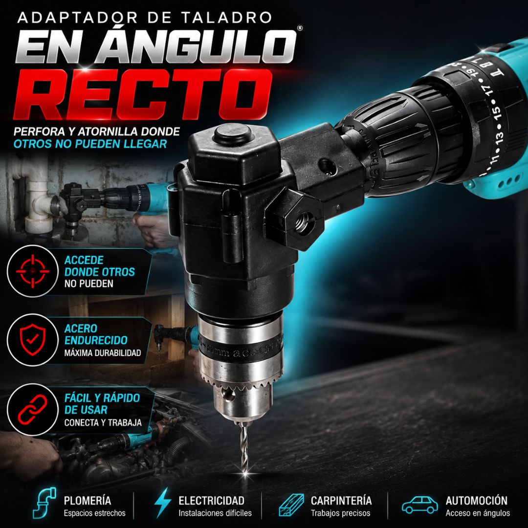 ADAPTADOR 90° PARA TALADRO