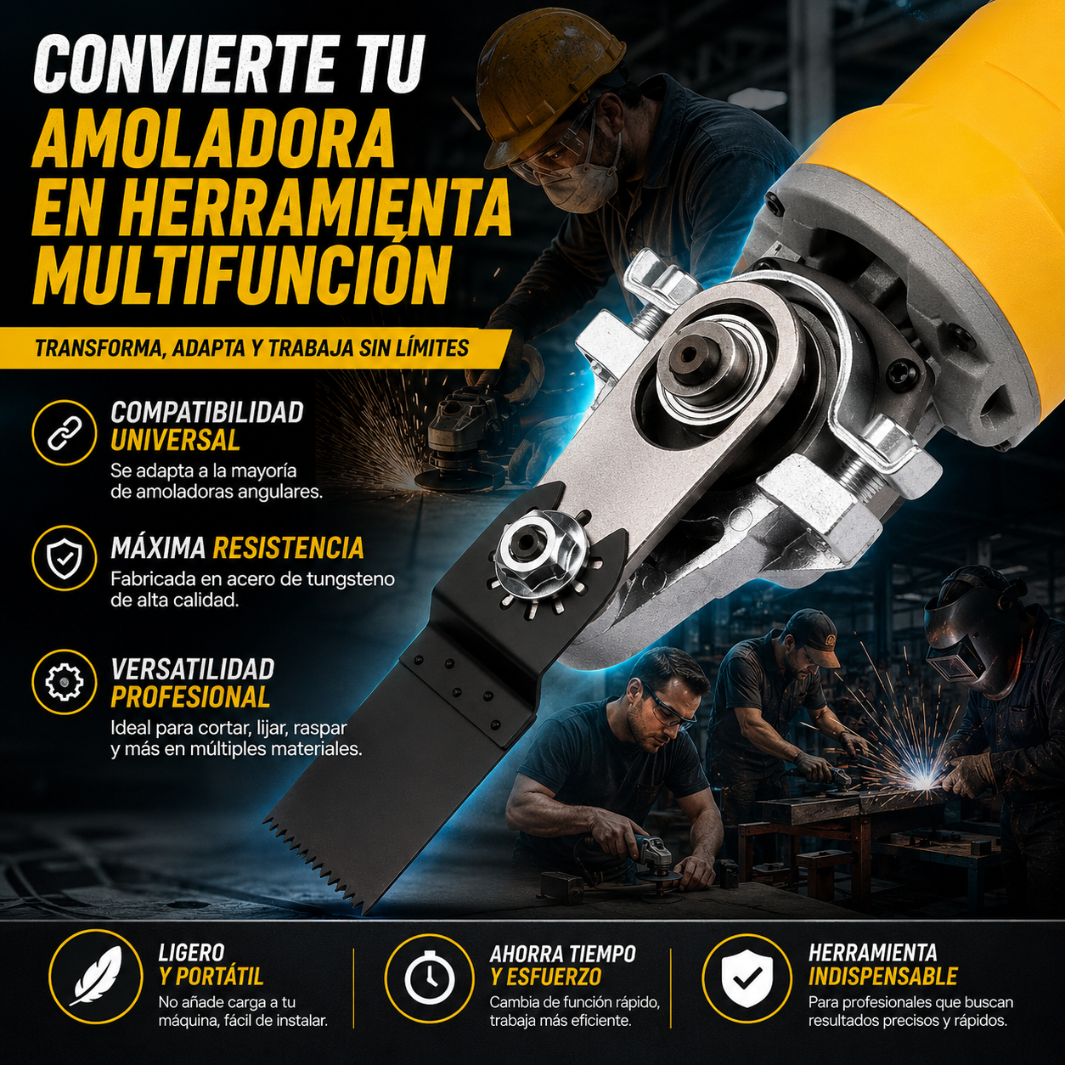 ADAPTADOR MULTIFUNCIONAL PARA PULIDORA