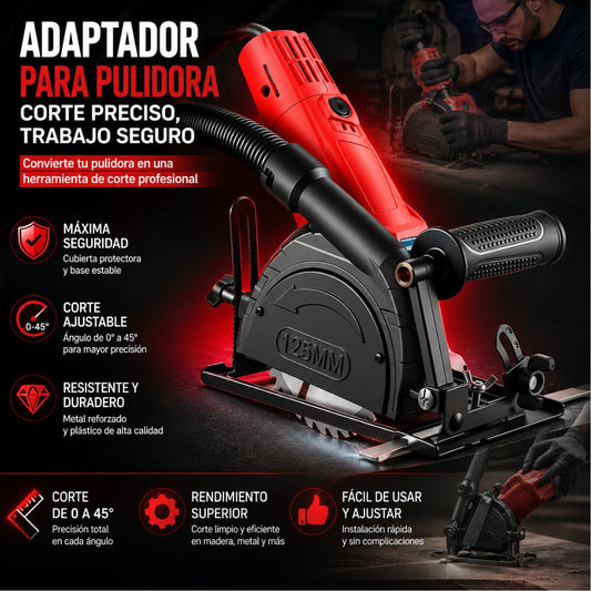 ADAPTADOR SIERRA CIRCULAR PARA PULIDORA