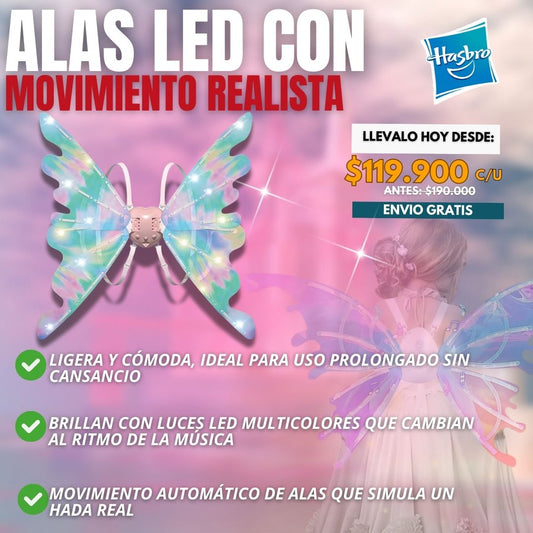 ALAS LED CON MOVIMIENTO REALISTA |HASBRO®|