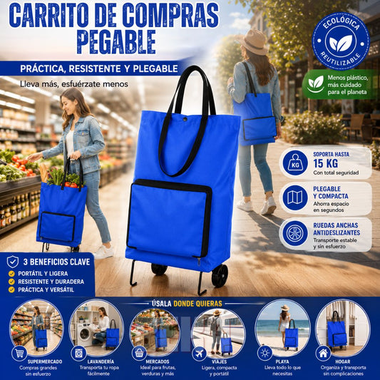 CARRITO DE COMPRAS PLEGABLE
