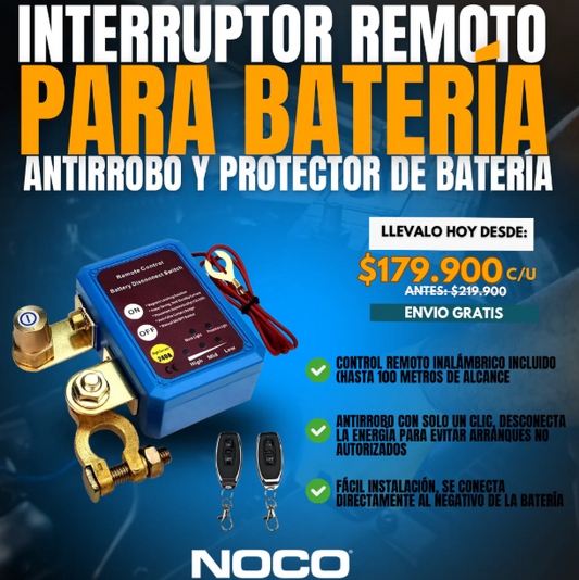 SWITCH INTERRUPTOR PARA BATERÍA NOCO®