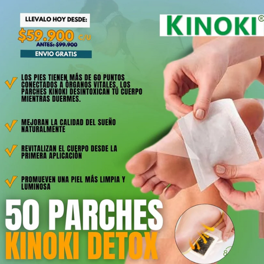 PARCHES DESINTOXICANTES |KINOKI®