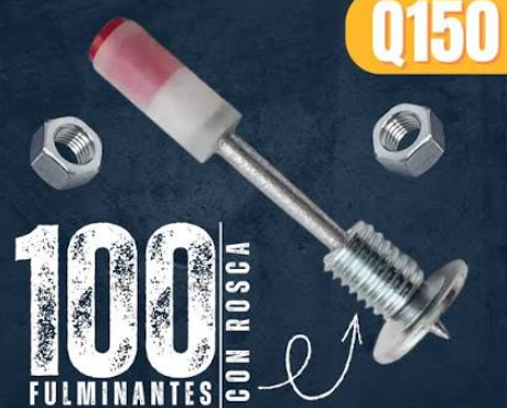 CLAVOS DE POTENCIA CON ROSCA X 100