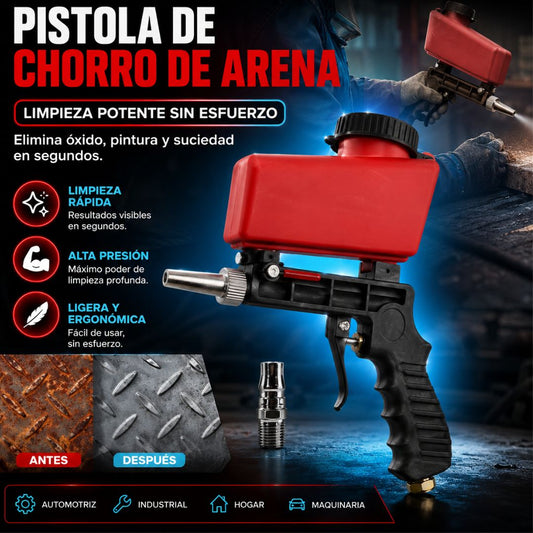 PISTOLA DE CHORRO DE ARENA