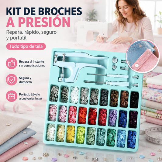 KIT DE BOTONES CON INSTALADOR A PRESION