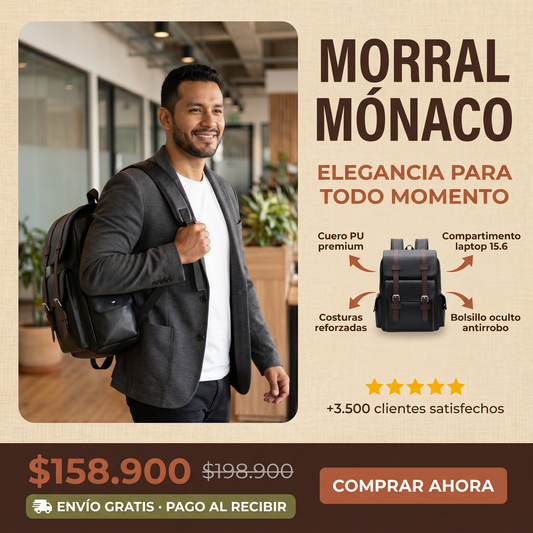MORRAL MONACO DE CUERO
